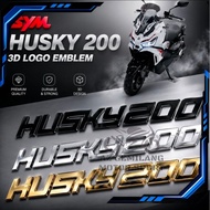 EMBLEM SYM HUSKY200 HUSKY 200 LOGO EMBLEM ACCESSORIES ACCESSORY MODIFIED MODIFY