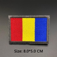 ♧❦▧ Country Flag patch Embroidered Double-sided Russia Spain Turkey France EU Netherlands Tactical M