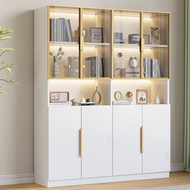 FCC Cabinet(free Delivery)white&gold Cabinet Book Case 60cm/90cm/100cm/120cm