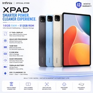 [ Special Offer ] Infinix XPAD 5G Tablet (16GB+512GB) – 11.6" Display | 8MP AI Camera | 12000mAh Bat