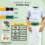 HABIBIE SLOP BELT WHITE IHRAM BELT IHRAM BELT HAJJ BELT UMRAH BELT HAJJ BELT WITHOUT SEWING UMRAH BE
