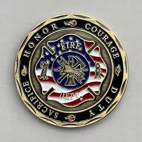SAN Florian Fireman Commemorative coin of the United States Military collection
