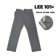 LEE 101+ Original Men’s Stretch Selvages Jeans Regular Fit 200-88516 Grey