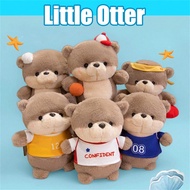 23cm/9.05inch Small Otter Doll Plush Toy, Soft And Fluffy Stuffed Animal, Basketball/Table Tennis/Ba