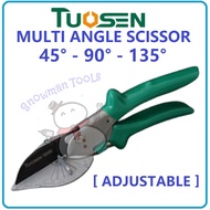 TUOSEN ADJUSTABLE MULTI ANGLE SCISSOR SHEAR CUTTER  45 DEGREE TO 135 DEGREE WOOD WIRE ROTATABLE KNOB