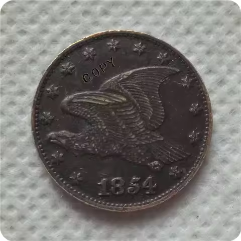 1854,1855 United States 1 Cent "Flying Eagle Cent" Copy Coins