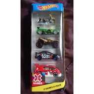 Hot Wheels X Games 5-pack Mitsubishi Lancer Evolution X Evo 10 X-games 5 pack Hyperliner not Tomica 