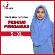 Tudung Sekolah Menengah Pengawas Perempuan (Size:S-XL) / Girl's Secondary School Uniform #KSH-TDG