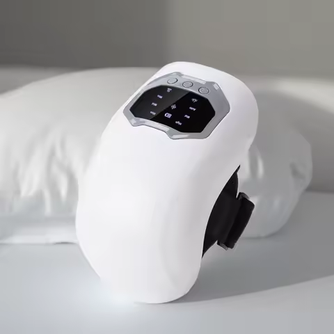 Smart Knee Massager Vibration Knee Relaxing Machine Hot Compress Temperature Knee Joint Massager Joi