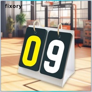 fixory Tabletop Score Flipper Sports Scoreboard 2 Digit Scoring Board Multipurpose
