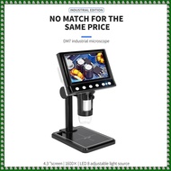 (CEUO) Digital Microscope Microscope Plastic 4.3 Inch 1000X 960P Video Microscope for Adults Welding