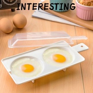 INTERESTING Eggs Chicken Microwave 2 Eggs Cooking DIY Food Gadget Microwave Eggs Draining Egg Boiler