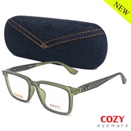 แว่นตา แฟชั่น fashion Cozy รุ่น 6506 กรอบแว่นตา วินเทจ vintage สำหรับตัดเลนส์ มัลติโค๊ท Multicoated 