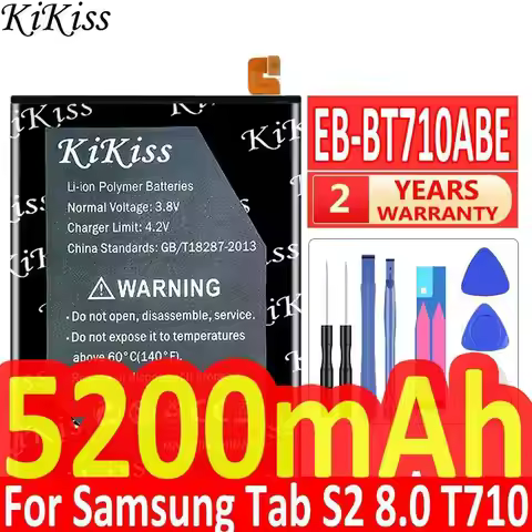 5200mAh KiKiss Powerful Battery EB-BT710ABA EB-BT710ABE for Samsung Galaxy Tab S2 8.0 TabS2 S 2 SM-T