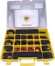 YIHETOP 580PCS Seal O-Ring Kit 4C-4782 270-1528 Compatible for Caterpillar SAE STOR ORFS 61 62 Nitri