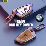 BMW zinc alloy Car Key Case Cover Shell Protector for BMW X1 X3 X4 X5 F15 X6 F16 G30 7 Series G11 F48 F39 520 525 G20 118i 218i 320i BMW Keychain accessories