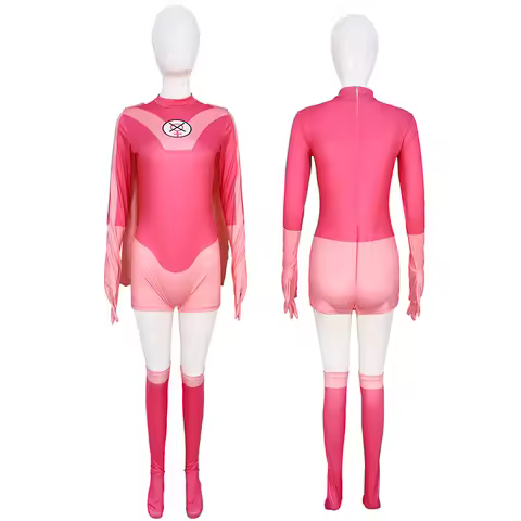Atom Eve Cosplay Costume Invincible Eve Wilkins Jumpsuit Bodysuit Cloak Cape Outfits for Adults Wome