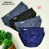 Sorex Cd Men Daily Basic Briefs Cd Lk M 3201 / Celana dalam pria size S-XL