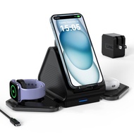 3 in 1 Qi2 認證磁性無線充電座 MT-M315A