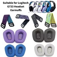 Earphone Ear Pads For Logitech G733 G 733 Earpads Sponge Soft Foam Cushion Replacement Headphones Ac