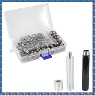 (FTQN) Grommet Tool Kit Grommet Setting Tool 100 Sets Grommets Eyelets (1/2 Inch Diameter) Eyelets a