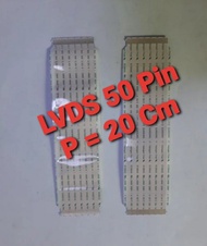 Kabel LVDS 50 Pin-Kabel Flexy 50 Pin-LVDS dari Tcon Ke Panel 50 Pin