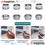 MAGIC Faucet Adapter Set, With Washer Metal Water Filter Adapter,  18/20/22/24mm To 22mm Faucet Conn