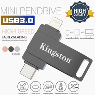 2 in 1 Type C Flash Drive 1TB Otg Thumb Drive 512GB Otg TypeC Pendrive For iPhone Storage Pendrive