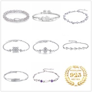 20 styles  Women's korean fashion bracelet silver / silver bracelet&amp;charms / bracelet for women / bangle silver 925 original / bangles bracelets