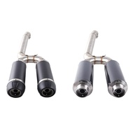 Motorcycle Exhaust Full System Slip on Pipe Silencer for Yamaha FZ-6N FZ-6S FZ6 Fazer 600 Motorcycle