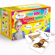 Bộ 416 thẻ học thông minh song ngữ gồm 16 chủ đề