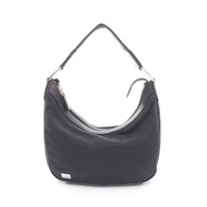 【二手】Gucci 女士單肩包 145811 黑色尼龍皮革肩背包