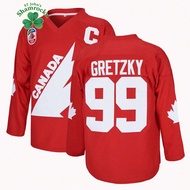 Men's #99 Gretzky Labatt Team Coupe Canada Cup Ice Hockey Jersey Stitched Embroidered Stitched Sport