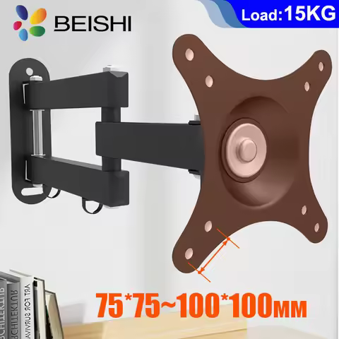 Universal Adjustable TV Wall Mount Bracket Universal Rotated Holder TV Mounts for 14 to 24 Inch LCD 
