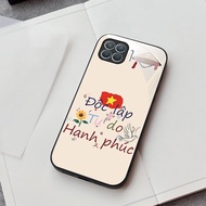 Oppo A73 / A93 case printed with red flag and yellow star, independent