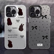 Simple Cute Bowknot Shockproof  IMD Phone Case For Redmi 14C 14R K40 K50 K60 K70 Pro K50 Gaming K70E