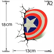 "Srd01" Stiker Mobil 3D Avengers