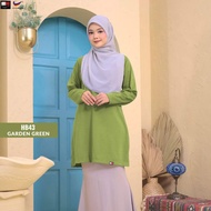 Tshirt muslimah basic plain Humaira Design | Baju sukan | Tshirt kosong