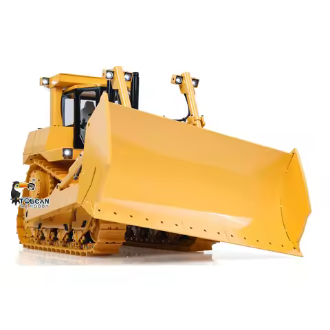 1/14 DXR2 Metal RC Hydraulic Bulldozer Radio Control Dozer 201 New Sound Battery Model Assembled and