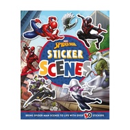Marvel Spiderman Sticker Scenes Book To Decorate 7 Heroic Scenes With Over 50 Stickers