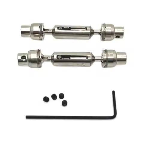 RC Car Upgrade Part Front Rear Drive Shaft For WPL 1/16 C64 C74 RC Car Upgrade Accessories Silver