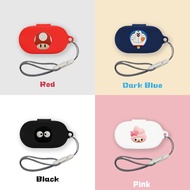 For Sony WF-C710N Case Lanyard Pendant Sony WF-C710N Cute Doraemon Sanrio Cartoon Mario Silicone Sof