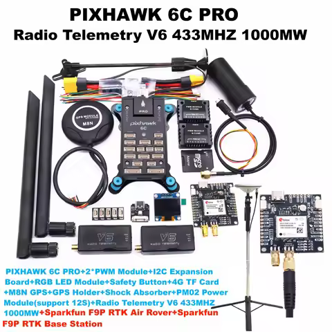 FPV SparkFun GPS RTK2 Board ZED F9P Qwiic High-Precision UAV GNSS Series Ardupilot Pixhawk PX4 FPV A