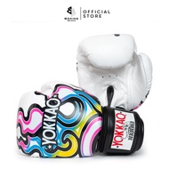 Yokkao FYGL-84-4 Flames Boxing Gloves - White
