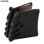 LEMONTRE 2 Pairs Bike Disc Brake Pad, High-Performance Sturdy Electric Scooter Brake Pads, Black for