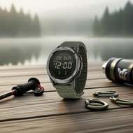 TERRAX NORTH EDGE Men's Military Sports Watch, 50m Water Resistant, Stopwatch & Light TERRAX NORTH E