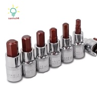 1/4 Inch Drive Metric Hex Key Hex Socket Bit Hexagon H2 H3 H4 H5 H6 H7 H8 H10