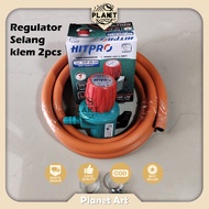 PAKET SELANG KOMPOR GAS 2 METER SNI REGULATOR TEKANAN TINGGI CHELSTAR DAN 2 KLEM SELANG / REGULATOR