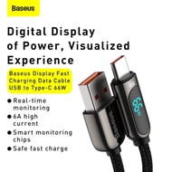 Baseus 66w Display Fast Charging Data Cable USB to Type-C 66W