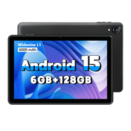 แท็บเล็ต 10.1 นิ้ว Android 15 แท็บเล็ต, 6GB RAM+128GB ROM, T310 Octa-Core 1.6GHz, HD (1280*800) IPS 